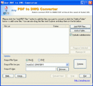 PDF to DXF Converter screenshot